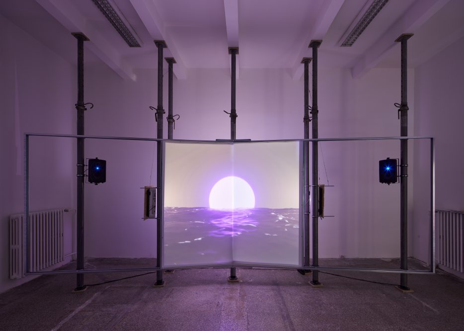 Exhibition with a video-installation.